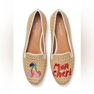 Kate Spade Mon Cheri lounge smoking slippers